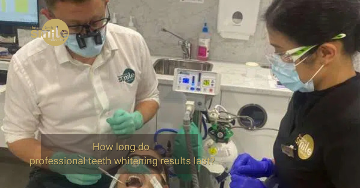 Professional teeth whitening results in Brisbane - how long they last at The Aesthetic Smile Collective, Clayfield