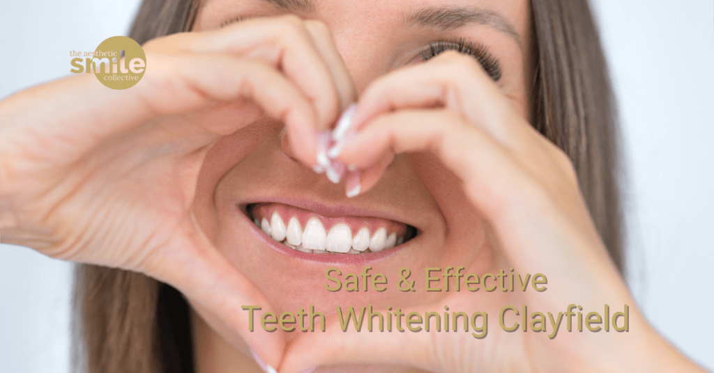 Safe and effective teeth whitening treatment in Clayfield QLD at The Aesthetic Smile Collective